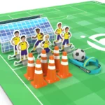 Ozobot Challenge mat: Voetbal - Afbeelding 5