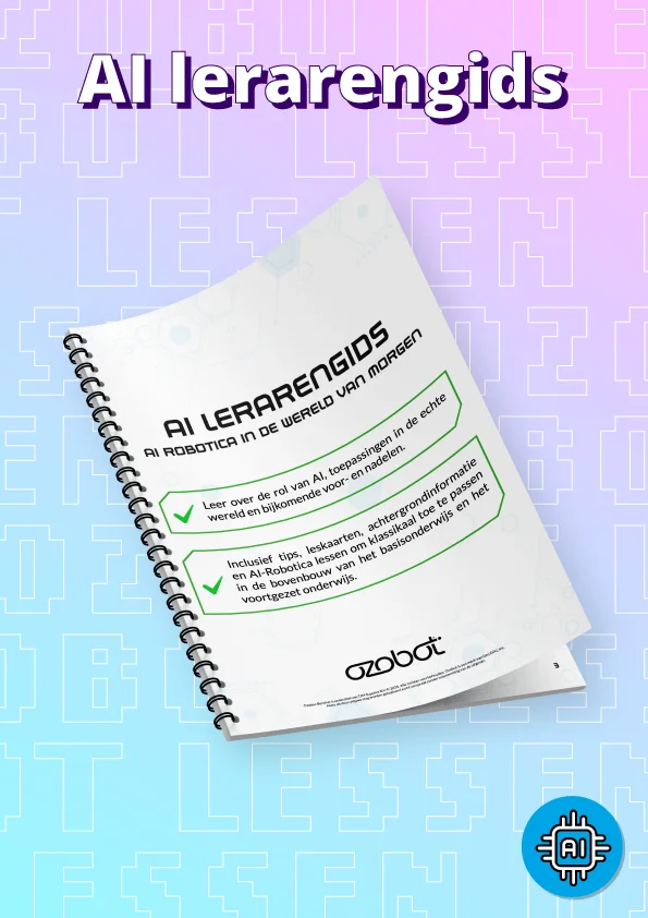 Omslag van de Ozobot AI Lerarengids